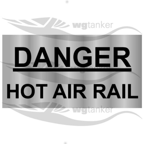 label danger hot air rail