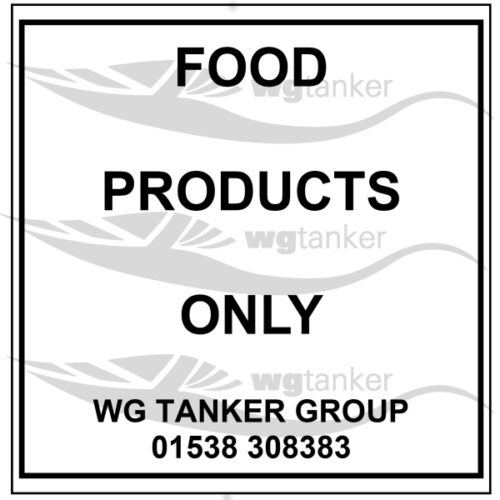 label food products only