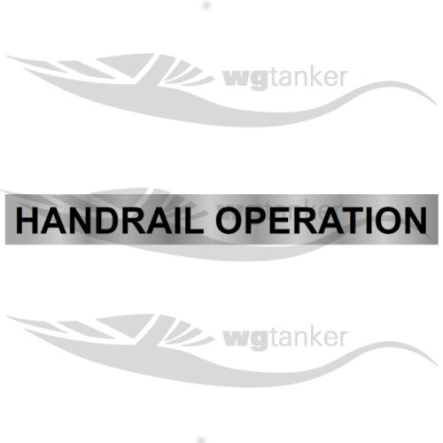 label handrail operation