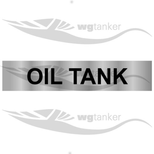 label oil tank