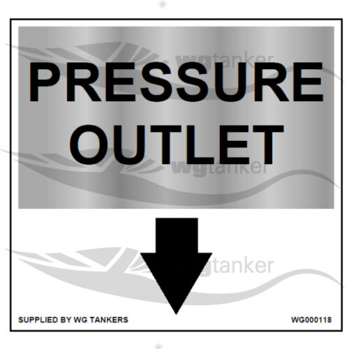 Label - Pressure Outlet