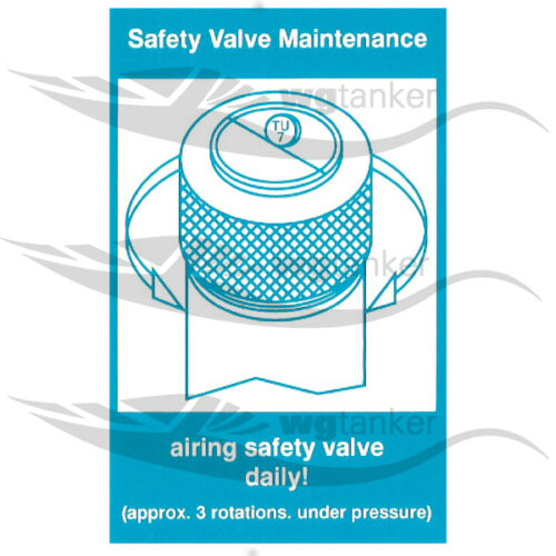 label safety valve maintenance